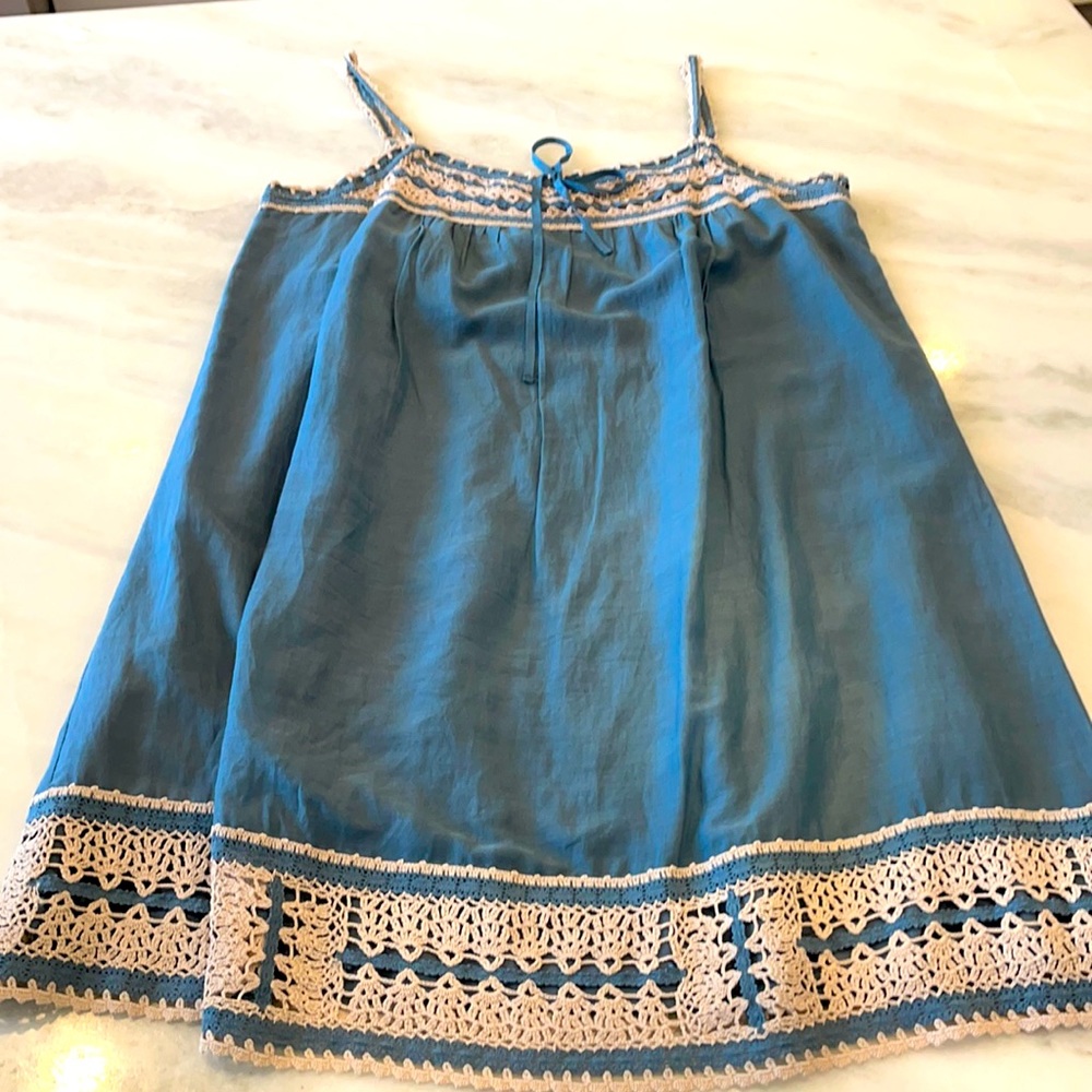 Vintage BCBG MAXAZRIA crochet mini dress